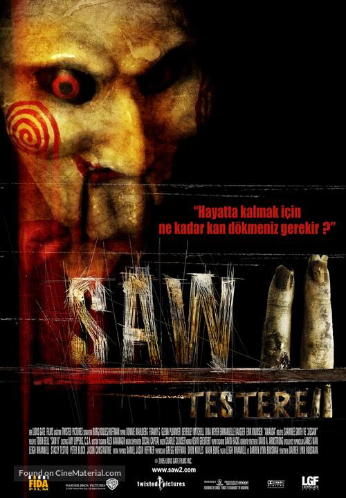 Saw II - Turkish Movie Poster