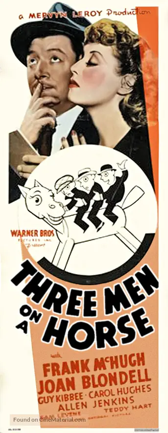 Three Men on a Horse - Movie Poster