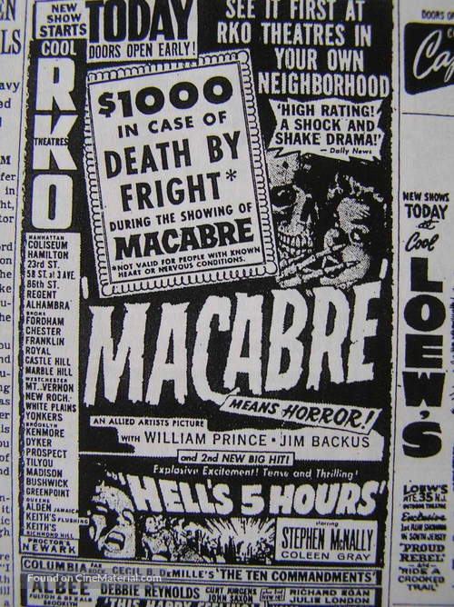 Macabre - poster