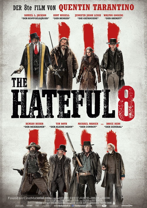 The Hateful Eight - German Movie Poster