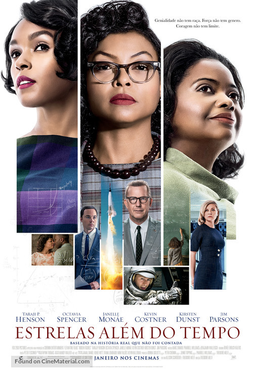 Hidden Figures - Brazilian Movie Poster