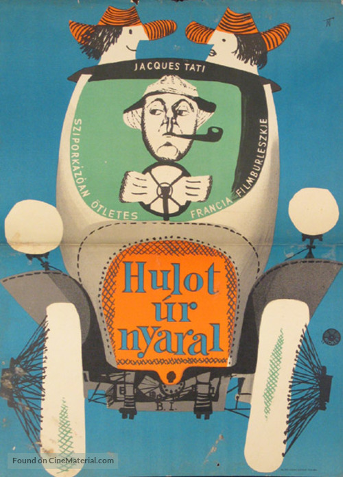 Les vacances de Monsieur Hulot - Hungarian Movie Poster