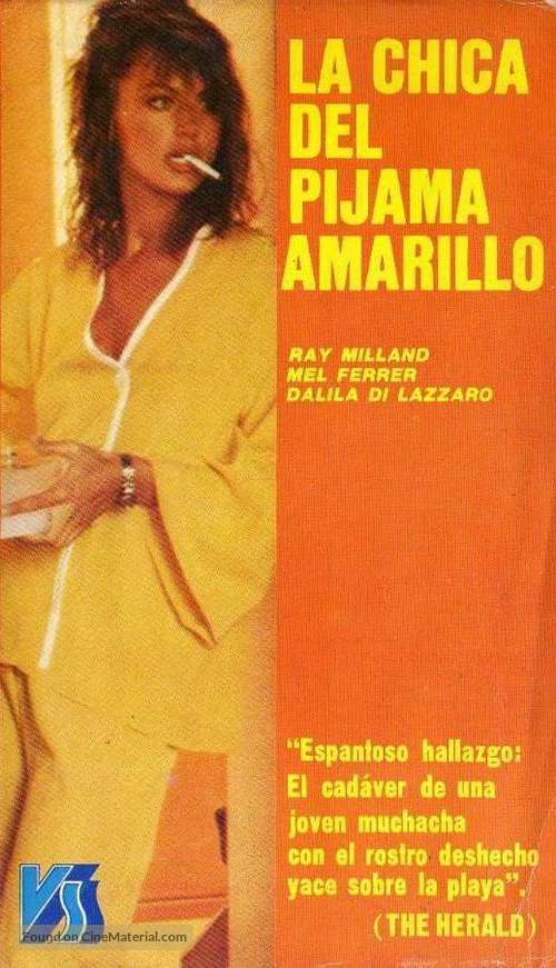 La ragazza dal pigiama giallo - Argentinian VHS movie cover