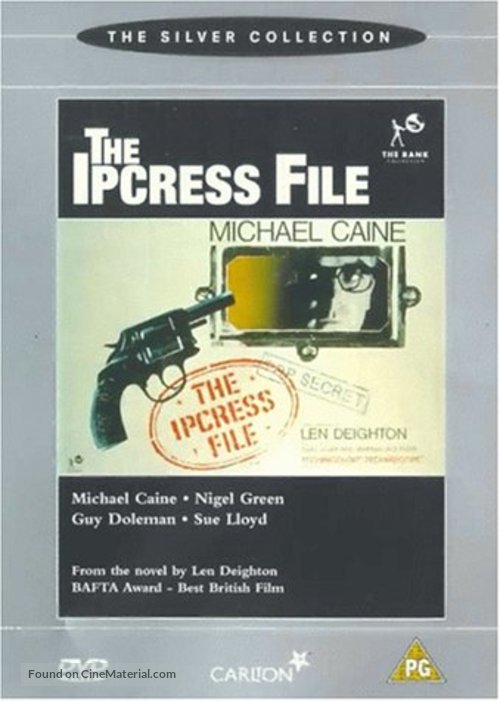 The Ipcress File - British DVD movie cover