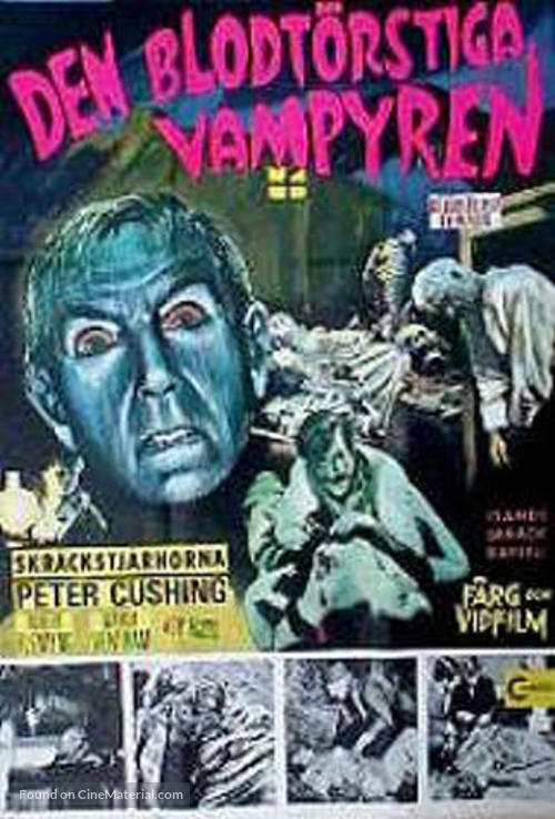 The Blood Beast Terror - Swedish Movie Poster