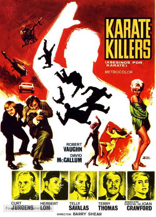 The Karate Killers - Spanish Movie Poster