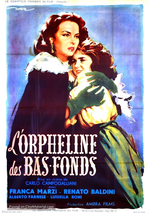 L&#039;orfana del ghetto - French Movie Poster