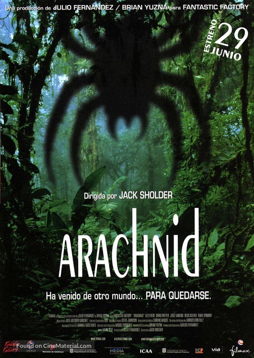 Arachnid - Spanish Movie Poster