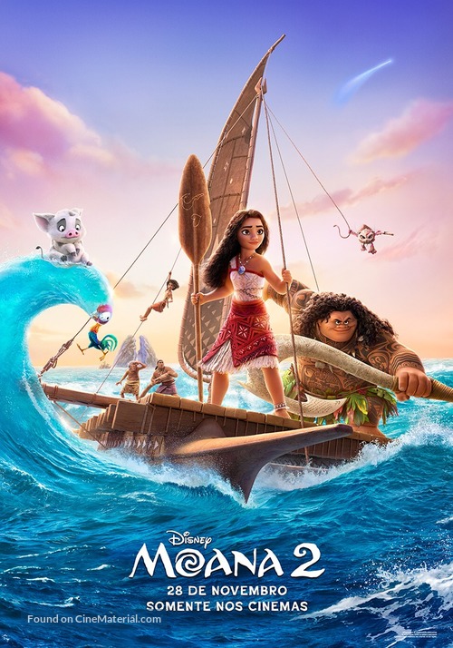 Moana 2 - Brazilian Movie Poster