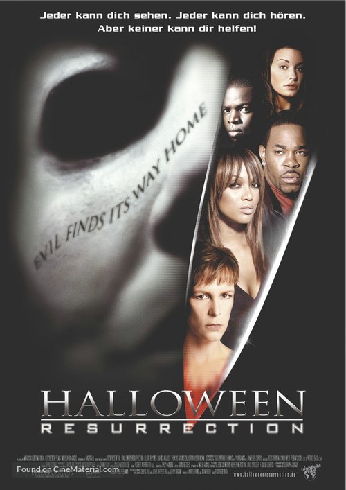 Halloween Resurrection - German Movie Poster