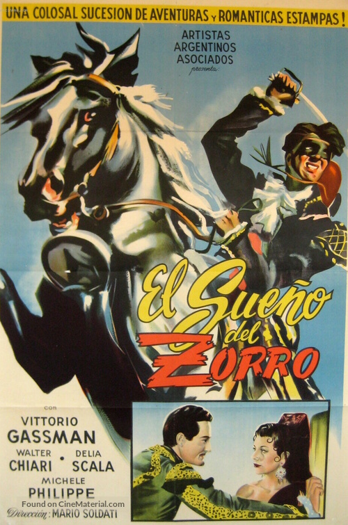 Il sogno di Zorro - Argentinian Movie Poster