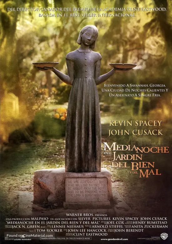 Midnight In The Garden Of Good And Evil 1997 Spanish Movie Poster