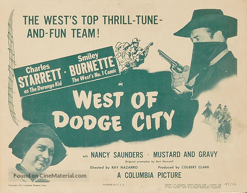West of Dodge City - Movie Poster