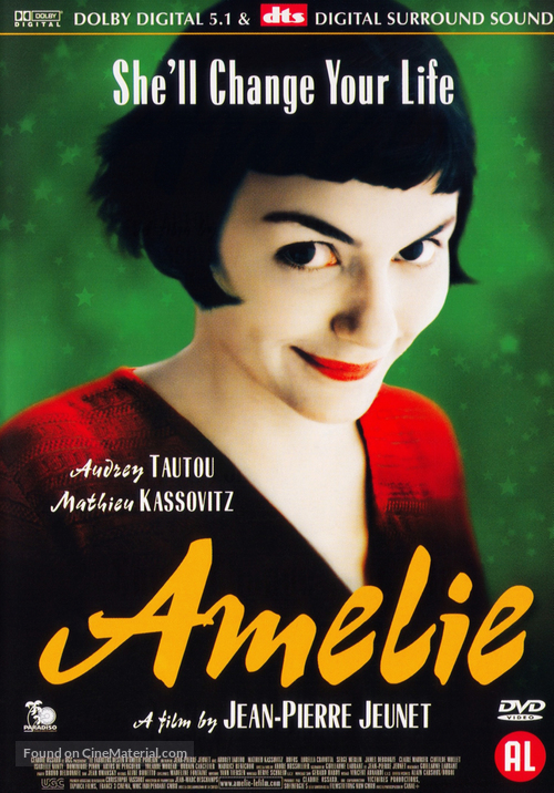 Le fabuleux destin d&#039;Am&eacute;lie Poulain - Dutch DVD movie cover
