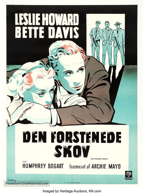 The Petrified Forest - Danish Movie Poster