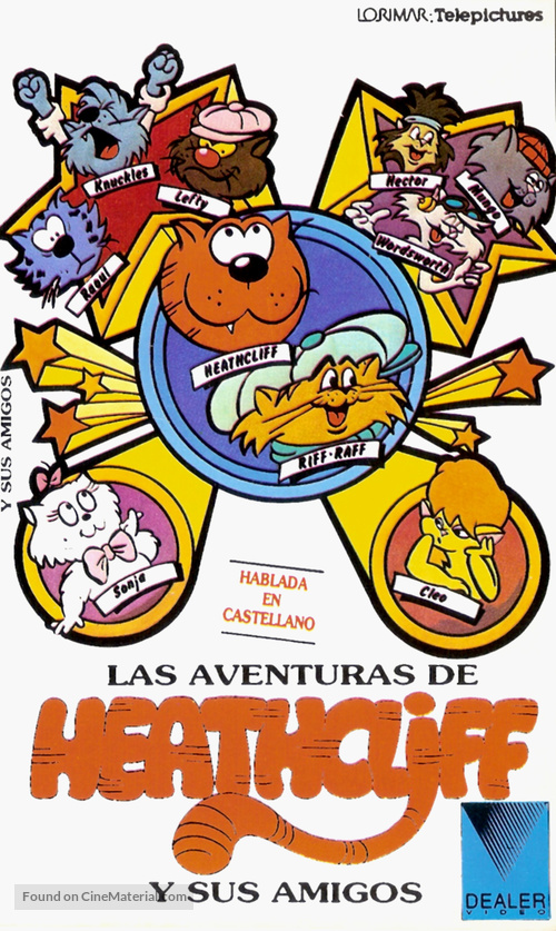&quot;Heathcliff&quot; - Argentinian VHS movie cover