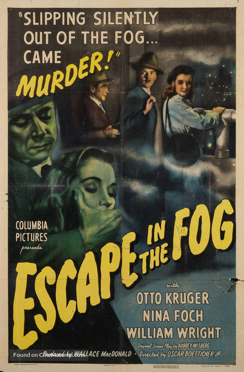 Escape in the Fog - Movie Poster