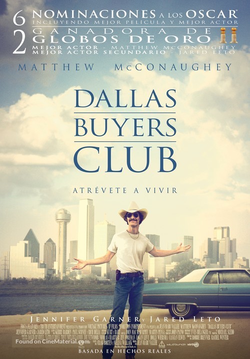 Dallas Buyers Club - Spanish Movie Poster