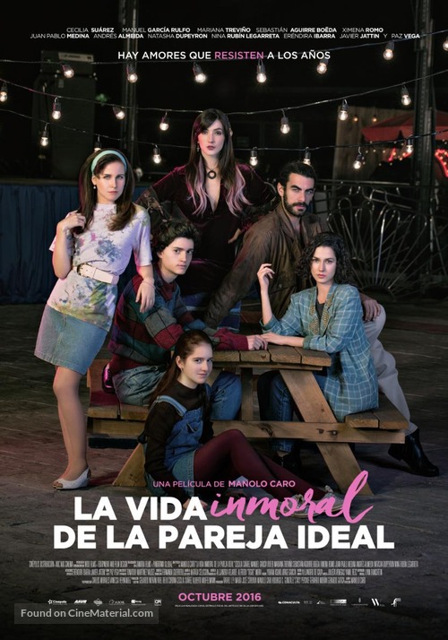 La vida inmoral de la pareja ideal - Mexican Movie Poster