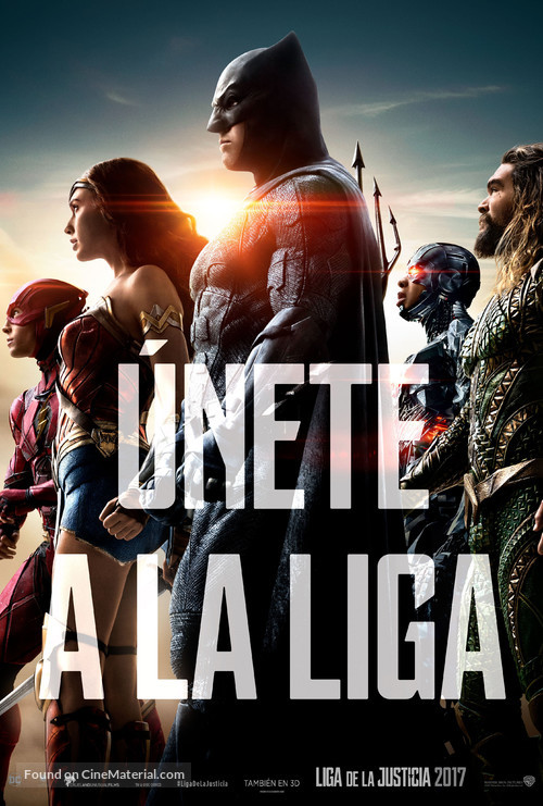 Justice League - Spanish Movie Poster