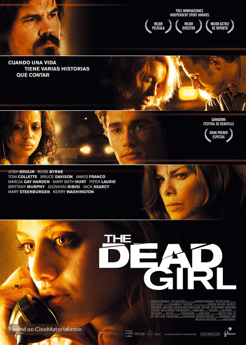 The Dead Girl - Spanish Movie Poster