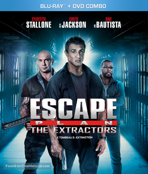 Escape Plan: The Extractors - Canadian Blu-Ray movie cover