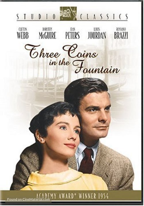 Three Coins in the Fountain - DVD movie cover