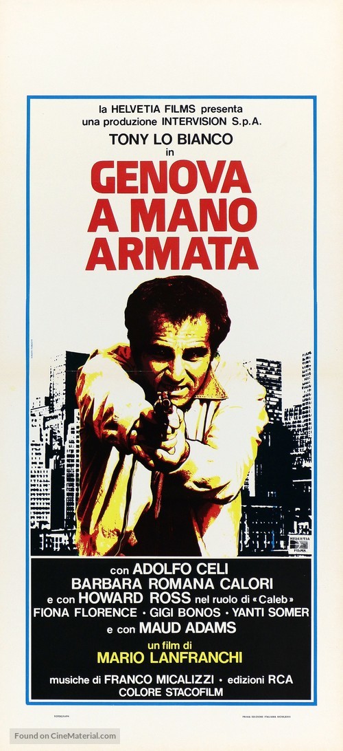 Genova a mano armata - Italian Movie Poster