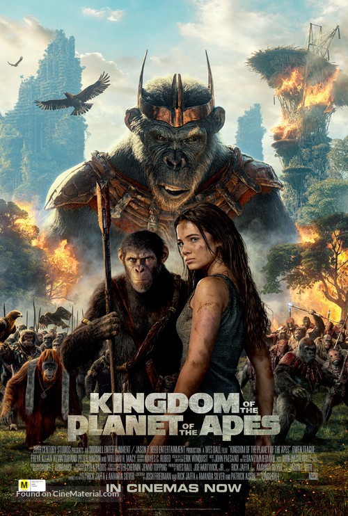 Kingdom of the Planet of the Apes - New Zealand Movie Poster