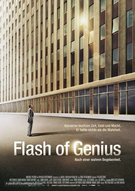 Flash of Genius - German Movie Poster