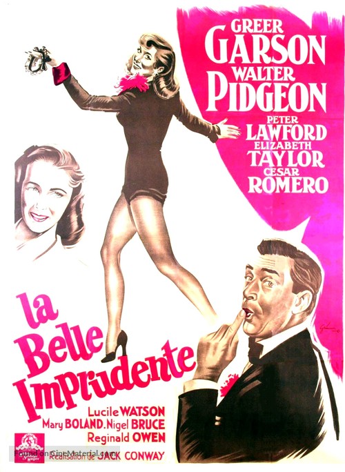 Julia Misbehaves - French Movie Poster