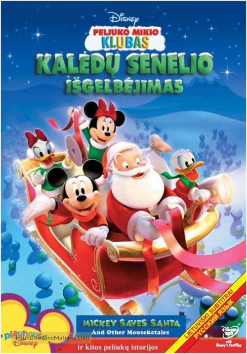 &quot;Mickey Mouse Clubhouse&quot; - Lithuanian DVD movie cover