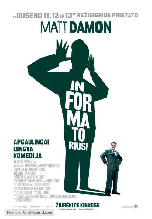 The Informant - Lithuanian Movie Poster