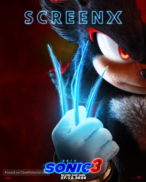 Sonic the Hedgehog 3 - Vietnamese Movie Poster