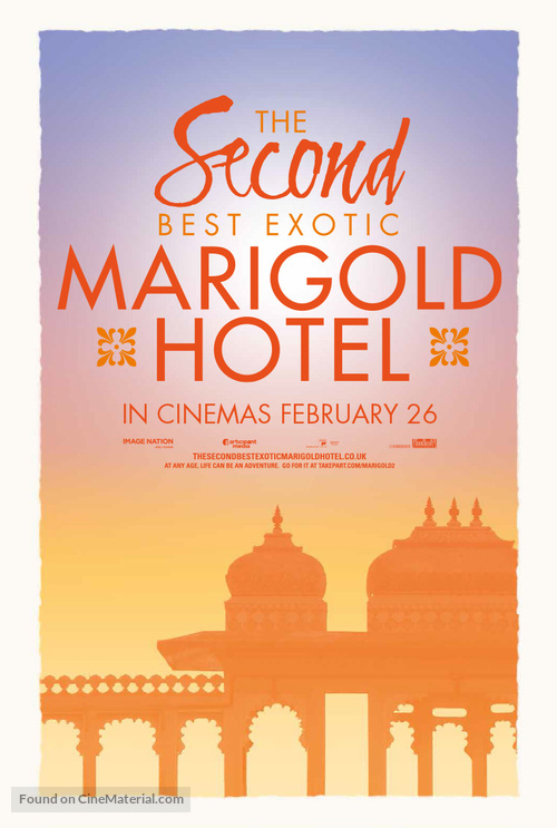 The Second Best Exotic Marigold Hotel - British Movie Poster