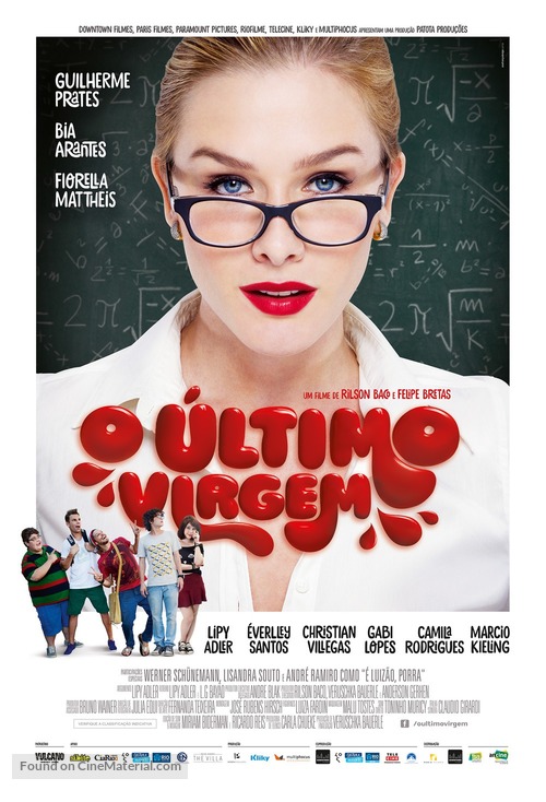O &Uacute;ltimo Virgem - Brazilian Movie Poster