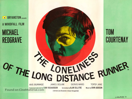 The Loneliness of the Long Distance Runner - British Movie Poster