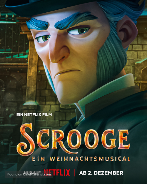 Scrooge: A Christmas Carol - Danish Movie Poster