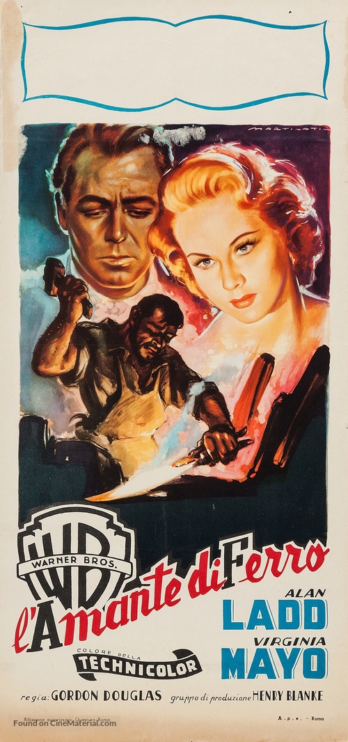 The Iron Mistress - Italian Movie Poster