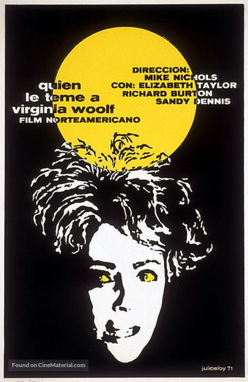 Who&#039;s Afraid of Virginia Woolf? - Cuban Movie Poster