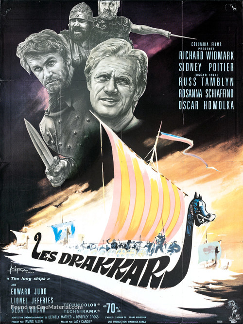 The Long Ships - French Movie Poster