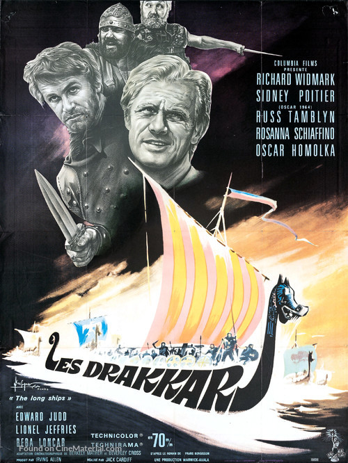 The Long Ships - French Movie Poster