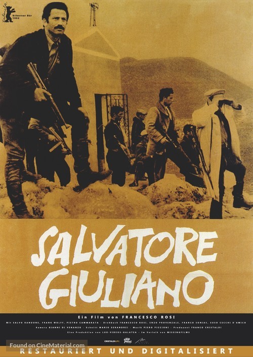 Salvatore Giuliano - German Movie Poster