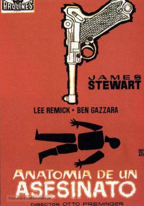 Anatomy of a Murder - Spanish Movie Poster
