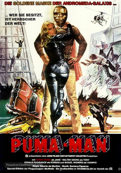 Uomo puma, L&#039; - German Movie Poster