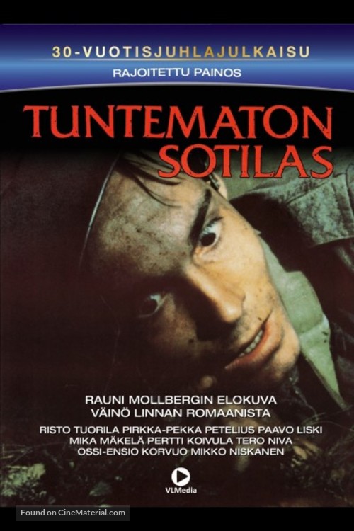 Tuntematon sotilas - Finnish Movie Cover