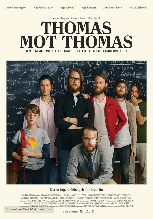 Thomas mot Thomas (en sensasjonell teori om det ubetydelige livet i multiverset) - Norwegian Movie Poster