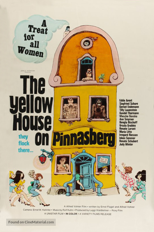 Das gelbe Haus am Pinnasberg - British Movie Poster