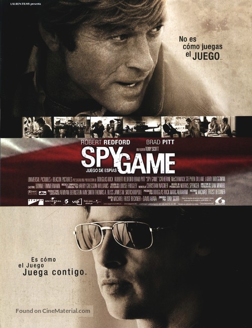 Spy Game - Spanish Movie Poster