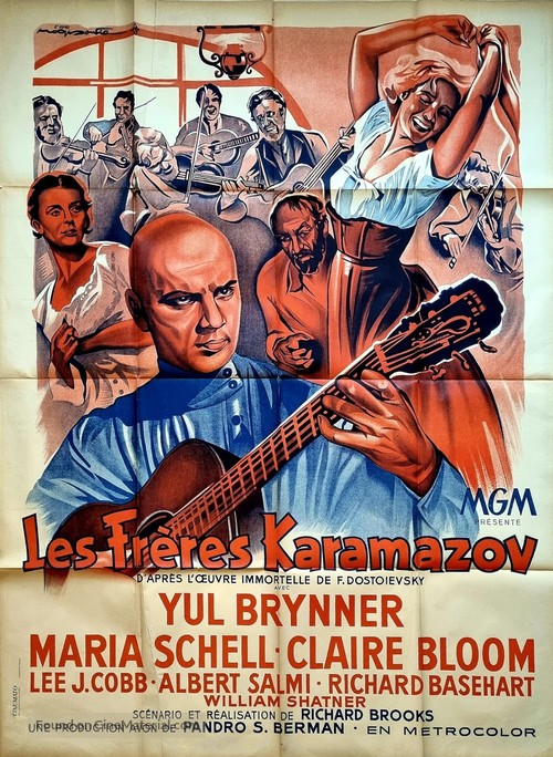 The Brothers Karamazov - French Movie Poster
